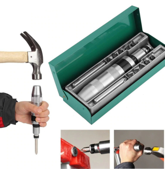 TRUSA 12 PIESE SURUBELNITA DE IMPACT SI BITI