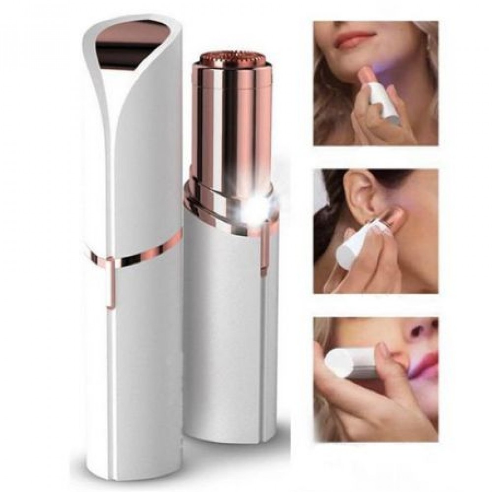 1+1Gratis! Epilator facial Flawless Glemis pentru femei, fără durere