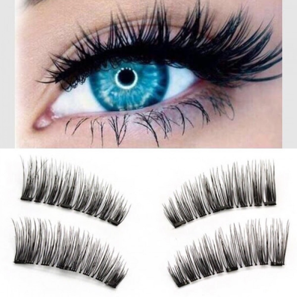 1+1 GRATIS! Gene false 3D SuperEyelash, cu prindere magnetica