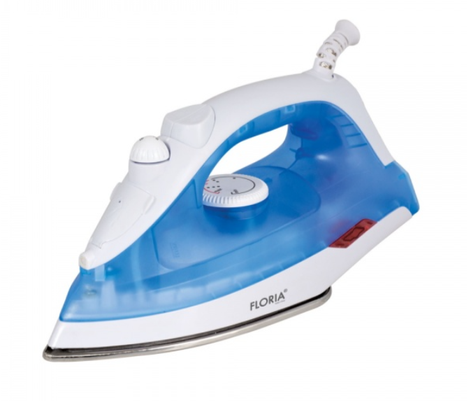 Fier de calcat Floria ZLN2892 Albastru,1600W, talpa ceramica, temperatura reglabila