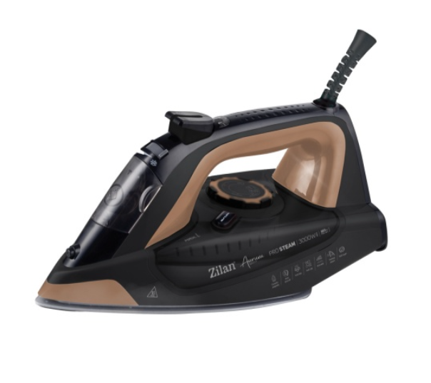 Fier de calcat profesional Aurum, Zilan ZLN4247, putere 3300W, auto-oprire, functie de auto-curatare