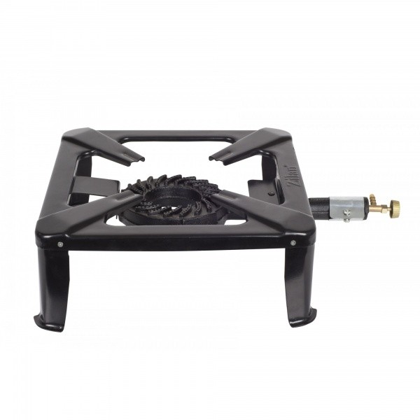 Arzator din fonta , patrat, cu corp metalic destinat utilizarii in aer liber ZILAN ZLN-6409