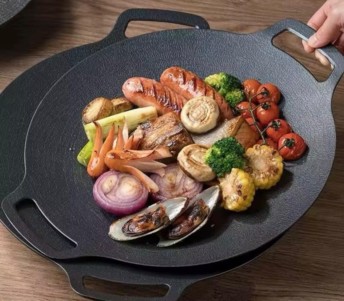 Ofertă 1+1 Gratuit – Plită Japoneză Antiaderentă, Durabilă și Ușor de Curățat