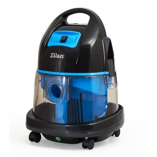 Aspirator ZILAN ZLN-8945 Albastru/Rosu cu filtrare prin apa si uscata,1400W