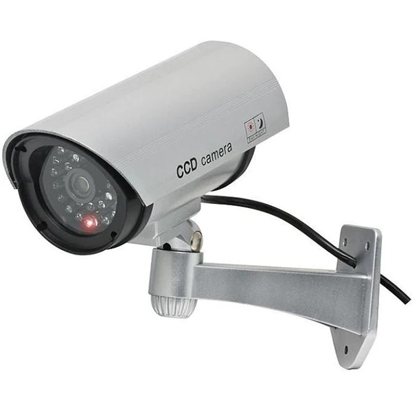 Camera Falsa Dummy de supraveghere cu LED IR Rosu
