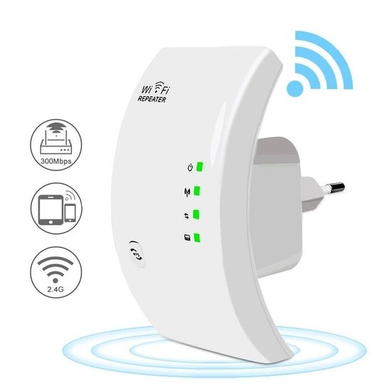 1+1 AMPLIFICATOR DE SEMNAL WIFI, DUBLEAZA SEMNALUL WIRELESS PENTRU INTERNET IN ZONE FARA SEMNAL