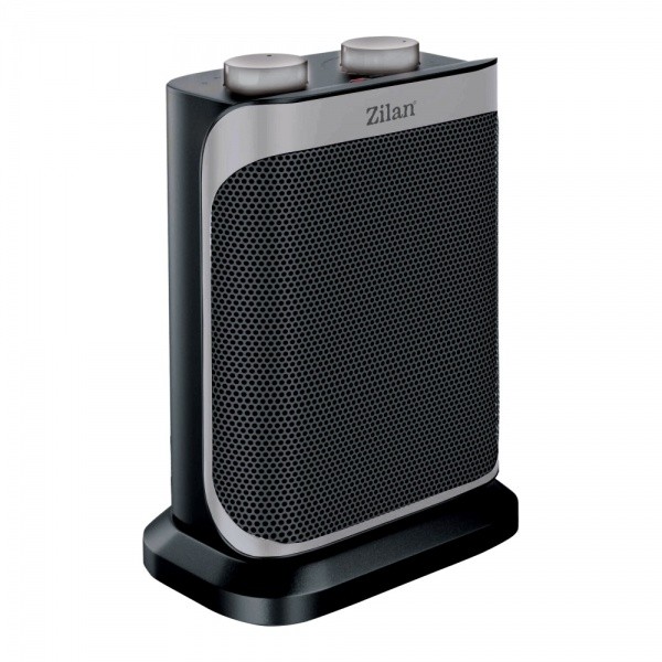 Aeroterma ceramica Zilan ZLN2014, 1500W, 2 nivele de incalzire, temperatura reglabila, siguranta la cadere