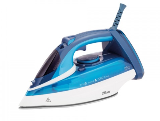 Fier de calcat Zilan ZLN2908 Albastru, 300W, talpa ceramica, temperatura ajustabila