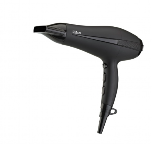 Uscator de par Zilan ZLN9167, 3 trepte de temperatura, 2 trepte de viteza, functie ionica, 2200W