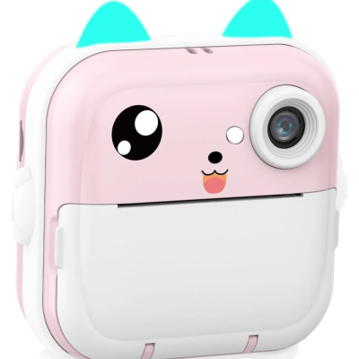 Aparat Foto Instant pentru Copii – FULL HD, 48MP, 10 Role, Jocuri și Player Muzical