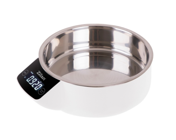Cantar alimentar Zilan ZLN, ecran digital, bol de 900ml, capacitate maxima de 5 kg