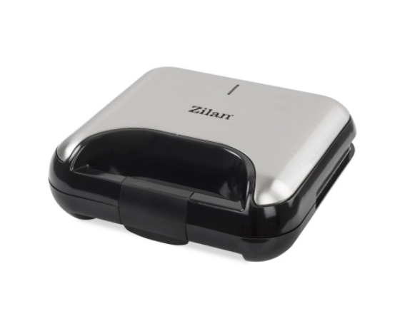 Sandwich-Maker 3 in 1 Zilan ZLN4704 Gri, putere 800W, sistem de inchidere