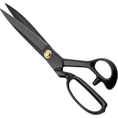 Foarfecă Profesională pentru Croitorie din Metal – Neagră, 10”