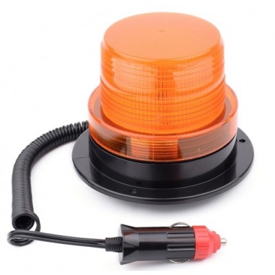 Girofar LED cu 1 faza, prindere magnetica si fixa, conectare 12V