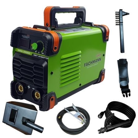 Invertor pentru sudura MMA 350DC verde FACHMANN Campion