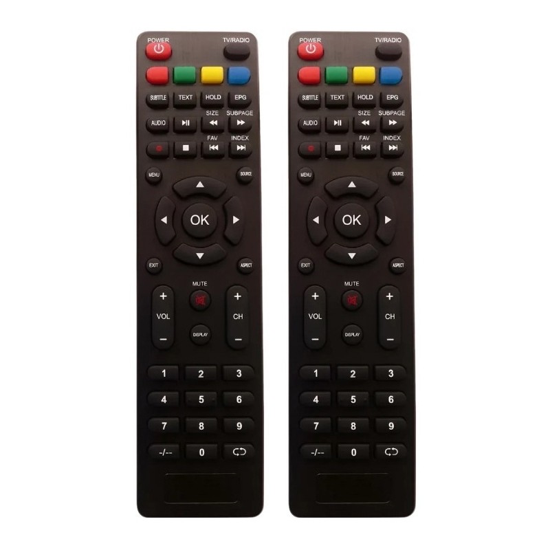 Pachet 2 telecomenzi LCD-LED Nei/Vortex/Schneider