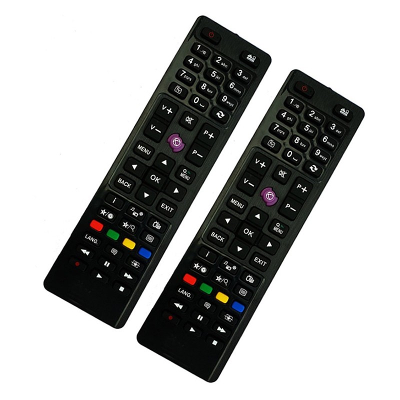 Pachet 2 telecomenzi pentru LCD/LED Horizon, 8m, Negru