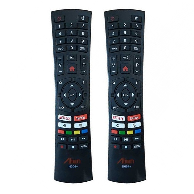 Pachet 2 telecomenzi Smart-tech H004+ Diamant, Akai, Starlight, Blaupunkt, Vortex, Vision Touch