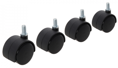 Set 4 roti pvc pentru mobila, cu surub