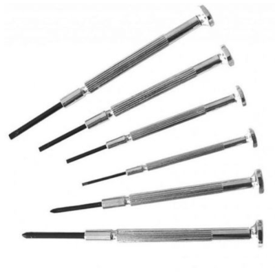 Set 6 șurubelnițe de precizie RB-Z061 – pentru electronice, ceasuri și reparații fine