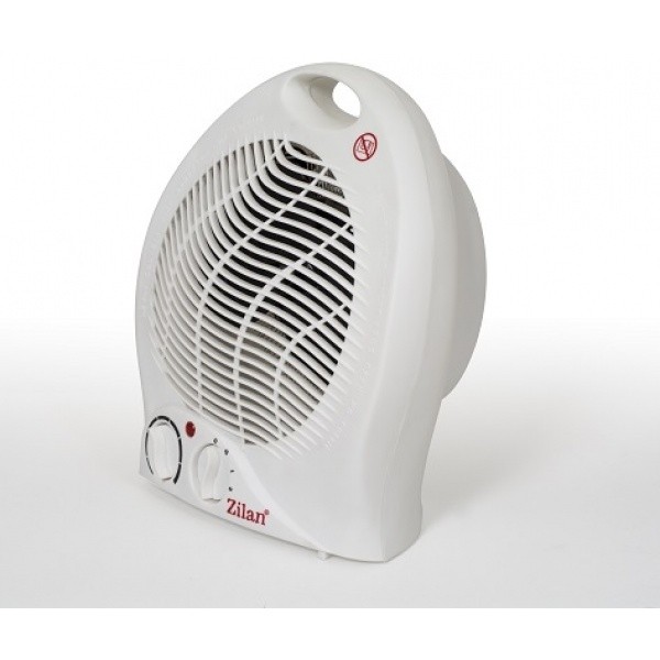 Aeroterma ZILAN ZLN-6172, Alb Putere 2000W, 2 nivele de incalzire+rece, Protectie supraincalzire, Termostat reglabil