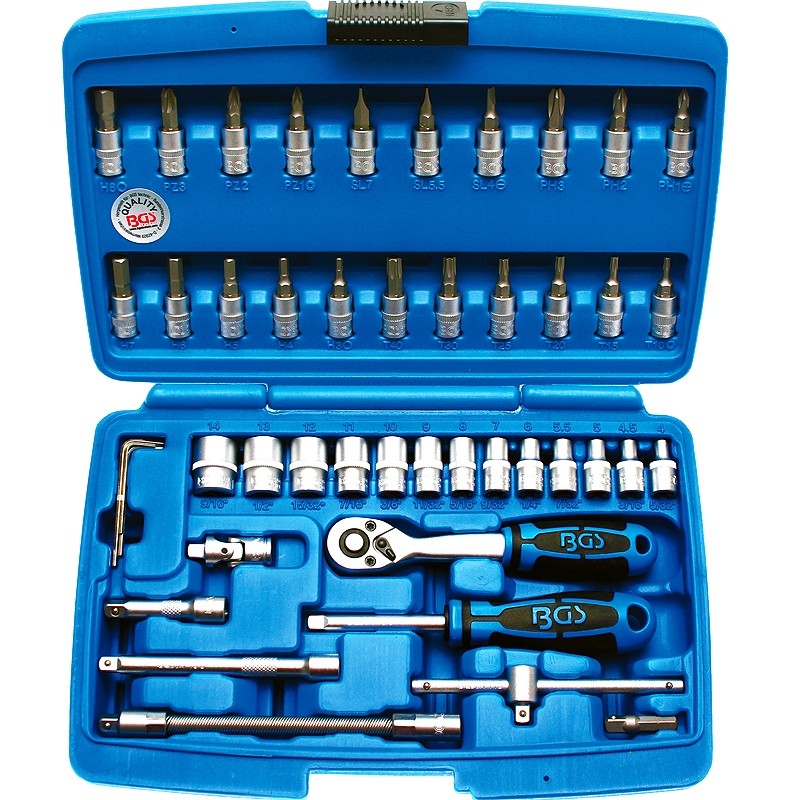 TRUSA CHEI TUBULARE 1/4 46 PIESE