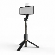 Selfie Stick Trepied cu Lumina Led Q03s