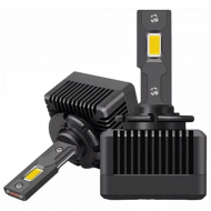 Set 2 Becuri D3s Auto LED 6500k 110W/Set Canbus Carcasa Neagra