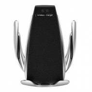 Incarcator si suport telefon Auto Wireless, QI incarcare rapida, prindere in grila ventilatie