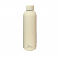 Termos Zilan ZLN9839 tip sticla sport, capacitate 500ml, interior din inox, pereti dublii, crem