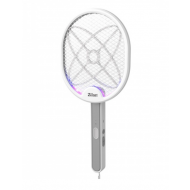 Paleta electrica anti-insecte, Zilan ZLN7088 Alba, 2800 Volti, lampa cu LED