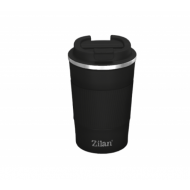 Cana de cafea Zilan ZLN9878 termos, capacitate 380ml, interior din inox, pereti dublii, negru