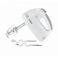 Mixer de mana Floria ZLN7565, ALB Putere 100 W, 7 viteze, Buton eliberare accesorii