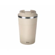Cana de cafea Zilan ZLN9921 termos, capacitate 510ml, interior din inox, pereti dublii, crem