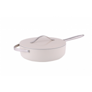 Tigaie inalta cu capac Zilan ZLN0880 din 5 straturi de material, maner inox, 28 cm