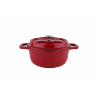 Oala Zilan ZLN0941, Din fier turnat sub presiune puternica, 2.6L, Diametru 22 cm, Inaltime 10 cm, Compatibila cuptor si masina de spalat vase