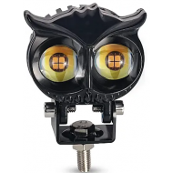 Proiector LED auto cu 2 FAZE putere 30W 6000K model bufnita