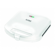 Sandwich-maker Floria ZLN-4305, Alb, 750 W, Placi antiaderente model triunghi