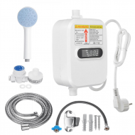 Boiler electric instant pentru apă caldă, 3500W, cu afișaj digital