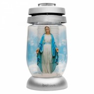 Candela Bolsius din Sticla 3l Maica Domnului 36h