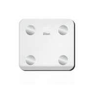 Cantar corporal Zilan ZLN din sticla securizata, capacitate 3-180kg, Aplicatie OKOK, Display LED