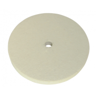 Disc de Șlefuit din Pâslă pentru Banc – 125 mm, Alb Fin