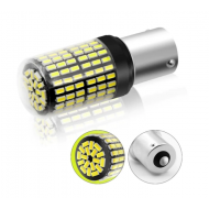 SET Bec LED Canbus 1156/BA15S P21W 3014, 144 LED-uri Marsarier