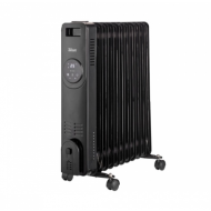Calorifer electric Zilan ZLN8436 Negru, putere 2500W, termostat reglabil, indicator luminos