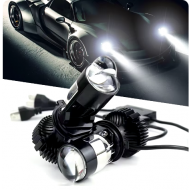 Set 2 Becuri Auto H4 A7 Canbus 2 Faze 30000lm/Set temperatura 6000K