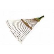 Grebla metalica pentru frunze care se strange