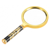 Lupă Clasică cu Mâner 70 mm – Model Dragon, Finisaj Auriu Elegant