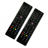 Pachet 2 telecomenzi pentru LCD/LED Horizon, 8m, Negru