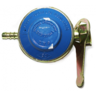 Regulator cu Ceas pentru Butelie Gaz 30 mbar / SS – Albastru