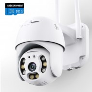 Cameră de supraveghere wireless 4 MP – detectare umană, microfon și speaker